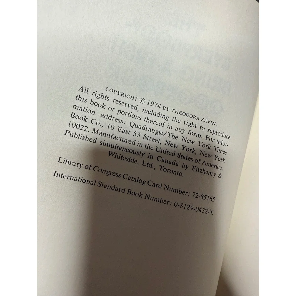 The Everybody Bring A Dish Cookbook Theodora Zavin‎ 1974 Vintage Recipes